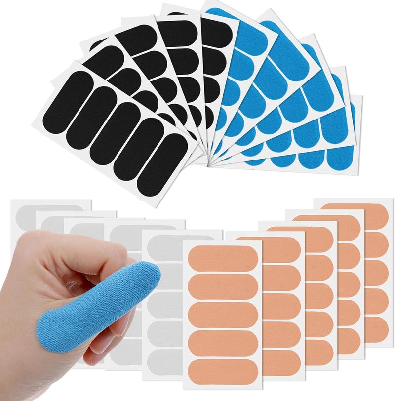 Larrel 100PCS Bowling Tape, 2.5x7cm/1x2.8inch Bowling Finger Tape, 4 Colors Bowling-Ball Thumb Tapes, Bowler Protective Tapes for Women and Men, Bowling-Accessories for Bowlers Exercise Sport - Image 1